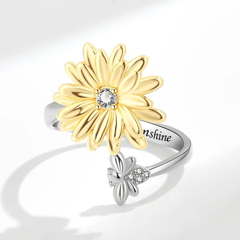 Anillo Sunshine Giratorio