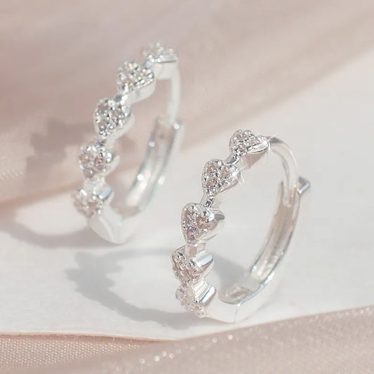 Pure Love Hoops Plata 925