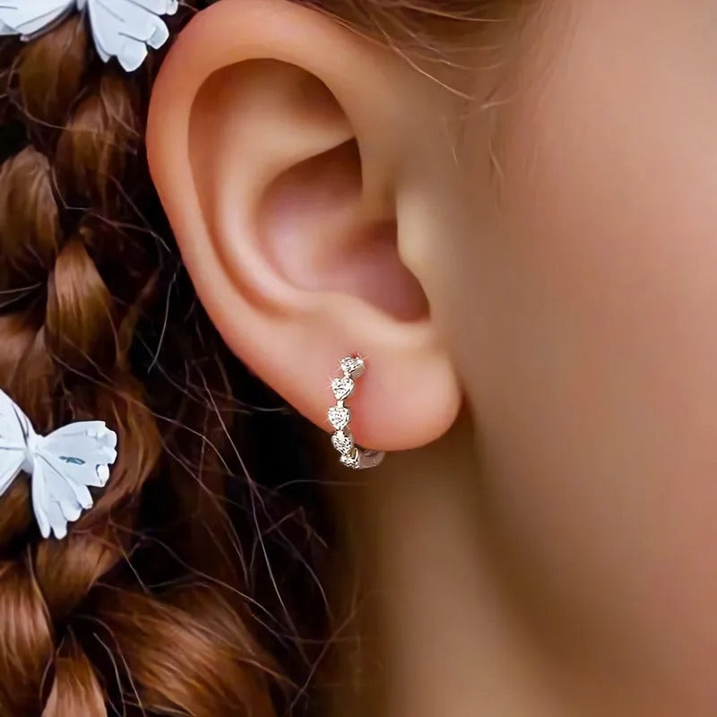 Pure Love Hoops Plata 925