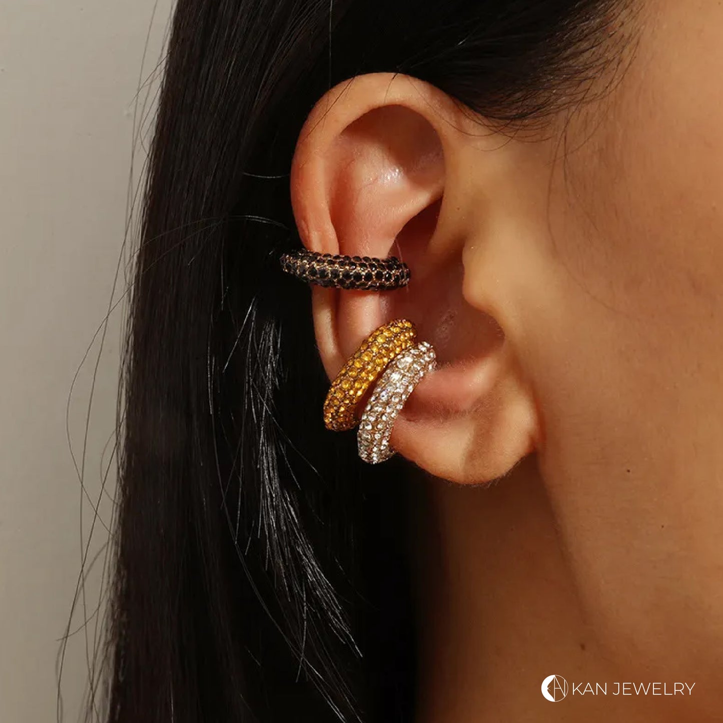 Ear Cuffs con cristales