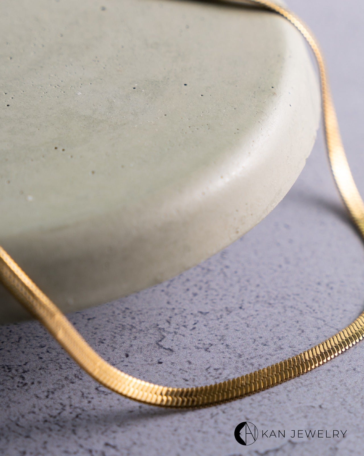 Collar snake plateado o Dorado