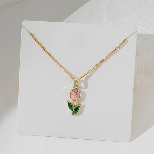 Collar de tulipán