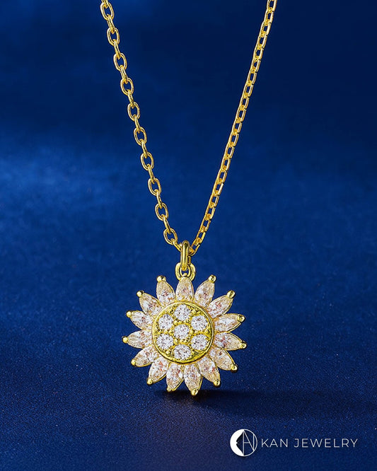 Collar De Girasol Giratorio