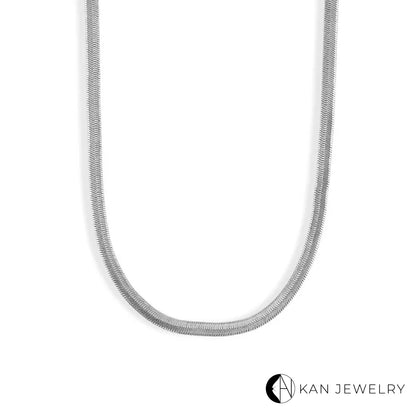 Collar snake plateado o Dorado