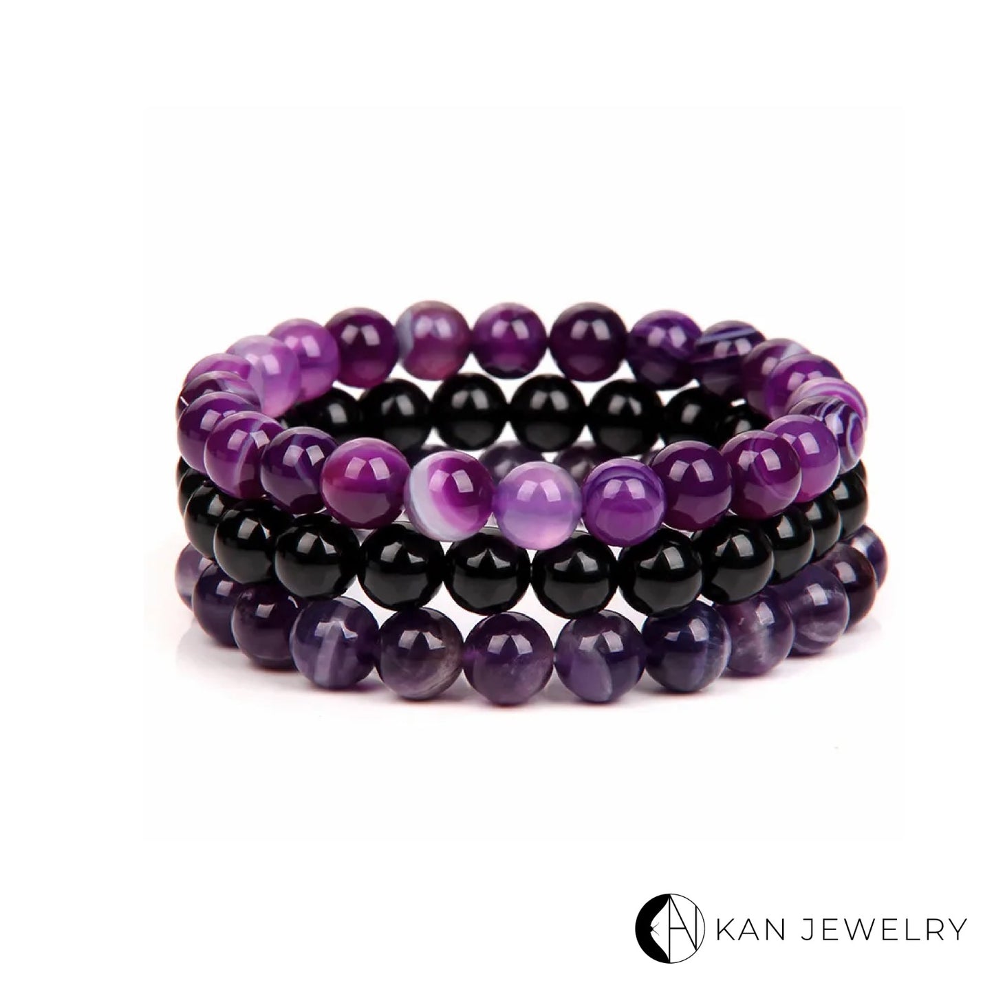 Pulsera de amatista o agata