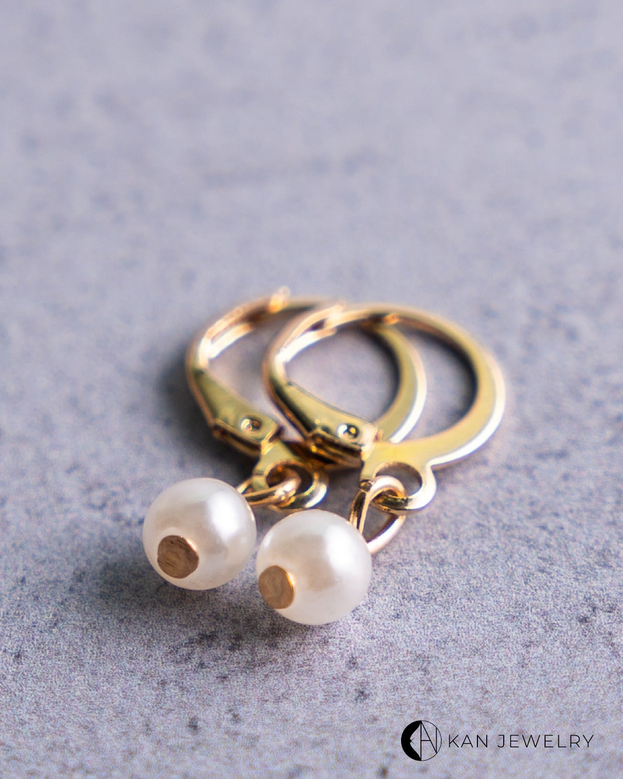 Aretes de Perla Blanca