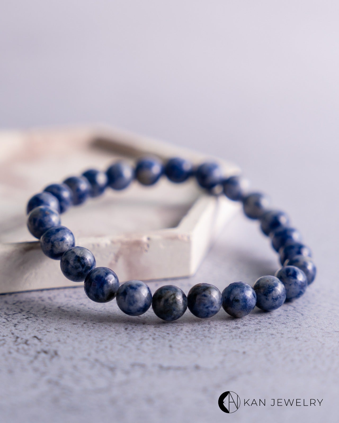 Pulsera de piedra lapislazuli