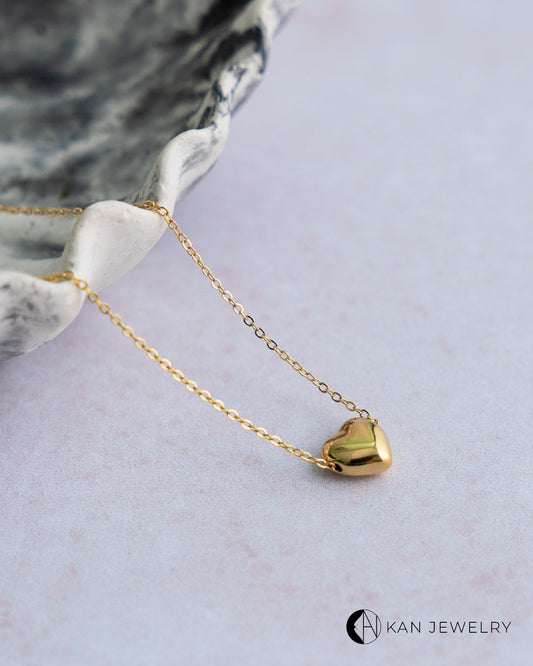 Collar corazón globo