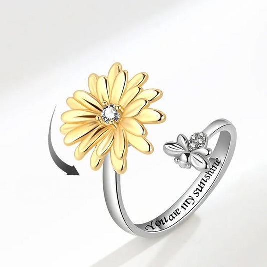 Anillo Sunshine Giratorio